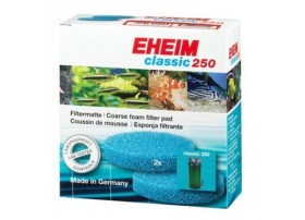 Lot de 2 coussins de mousse bleue pour filtre EHEIM CLASSIC 150 (EHEIM 2211)  - Reference EHEIM 2616111
