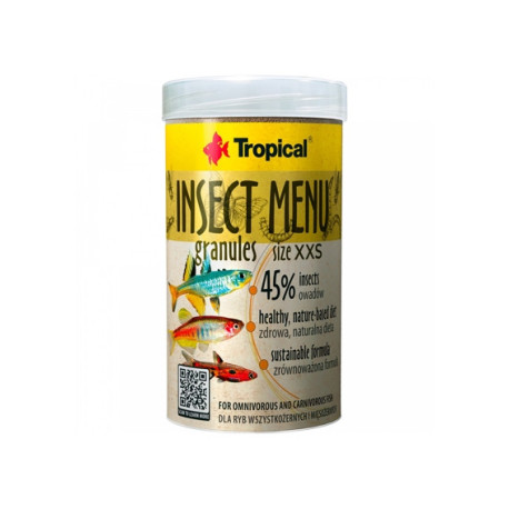 Tropical INSECT MENU Granulés XXS 100ml