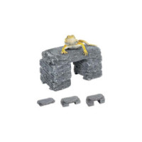 REPTIZOO MULTI-FUNTION 7pc SLATE STONES 1pc 20x10x3 cm / 6pc